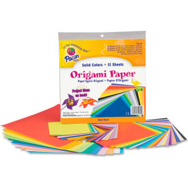 Pacon® Origami Paper 30 lbs. 9-3/4 x 9-3/4 Assorted Bright Colors 55 Sheets/Pack 72230
