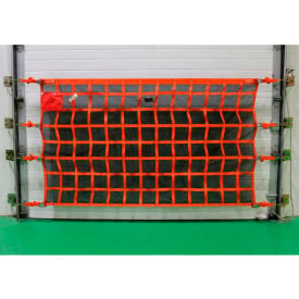 US Netting Loading Dock Door Debris Containment Netting 4 Feet x 14 Feet OHDB414 OHDB414