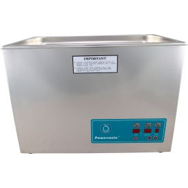 Ultrasonic Table Top Part Cleaning System - Digital Timer/Heat/Power Control 5.25 Gal 45 kHz 230V 1800PD045-2