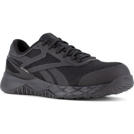 Reebok RB3315 Nanoflex TR Athletic Work Shoes Composite Toe Size 3.5W Black RB3315-W-03.5