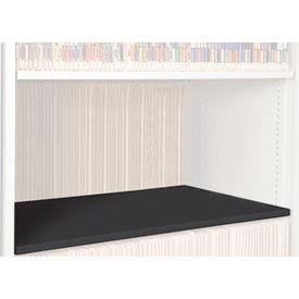 Rotary File Cabinet Components Legal Depth Flat Shelf Black XFSLG-T25