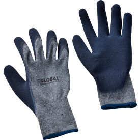 GoVets™ Ultra-Grip Foam Latex Coated Gloves Poly/Cotton Knit Black/Gray XL - Pkg Qty 12 349XL708