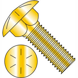 1/2-13X1 1/2  Carriage Bolt Grade 8 Fully Threaded Zinc Yellow Pkg of 350 5024C8