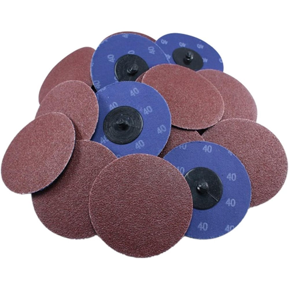 Quick Change Discs, Disc Diameter: 3 , Abrasive Type: Coated , Abrasive Material: Aluminum Oxide , Grit: 36 , Quick Change Compatibility: Type R  MPN:80045