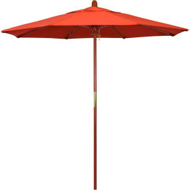 California Umbrella 7.5' Patio Umbrella - Olefin Sunset - Hardwood Pole - Grove Series MARE758-F27