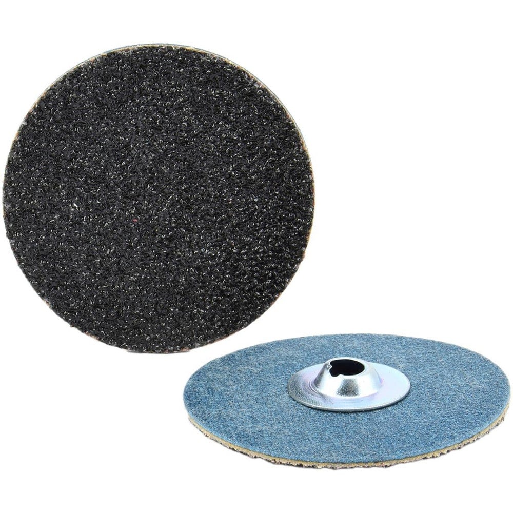 Quick Change Discs, Disc Diameter: 2 , Abrasive Type: Coated , Abrasive Material: Silicon Carbide , Grit: 36 , Grade: Extra Coarse  MPN:31450SC