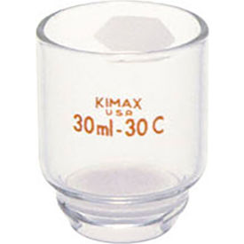 Kimble® Kimax® Glass Crucibles 30mL Gooch Low Form 40-60 microns Case of 12 28260-301