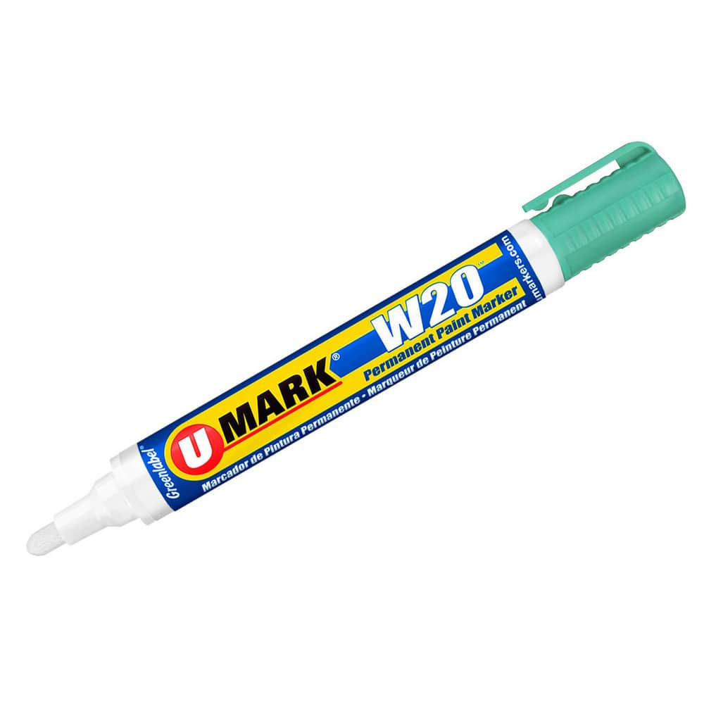 Markers & Paintsticks, Marker Type: Liquid Paint Marker, Tip Shape: Bullet, Chisel, Color: Teal, Ink Type: Xylene-free, Water Base, Fade Resistant MPN:10866