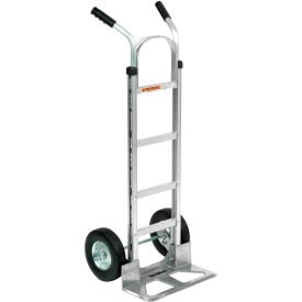 GoVets™ Aluminum Hand Truck - Double Handle - Semi-Pneumatic Wheels 261168