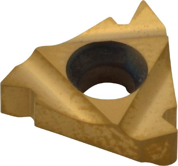 Laydown Threading Insert: 16 IR 8UN P25C/GOLD, Solid Carbide MPN:3/8INRH8UNP2