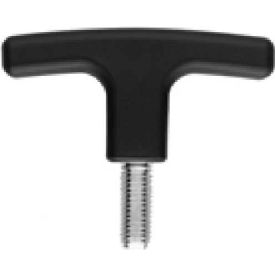 J.W. Winco 563.1-55-M8-20  Technopolymer T-Handle W/Threaded Stud mm Diameter 55mm Length M8x1.25 563.1-55-M8-20