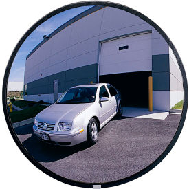 See All Mirrors® Round Convex Mirror w/ Stainless Steel Backer Plastic Outdoor 12