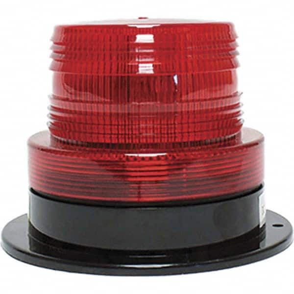 Double, Quad High, Quad Low & Triple Flash Light: Red, Flange Mount, 12 to 90VDC MPN:M7600-LED R