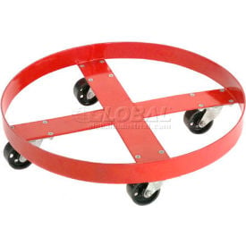 GoVets™ Drum Dolly for 55 Gallon Drum - Steel Wheels 1000 Lb. Capacity 880233