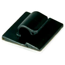 Del City 9826 Cord Clips- Black- 3/16