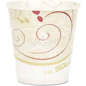 SOLO® Paper Water Cups Waxed 5 oz. 30 Bags of 100/Carton R53SYM