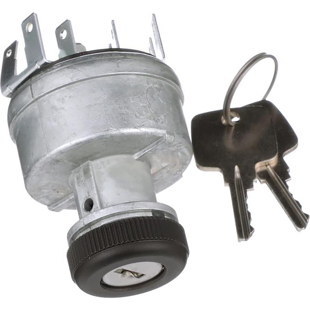 Automotive Switches, Switch Type: Ignition Switch-12v , Number Of Connections: 5 , Contact Form: .25 Blade , Sequence: Off-On/ACC-Start , Amperage: 30  MPN:31-337P