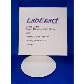 LabExact Quartz High Purity (SiO2) Binderless Glass Microfiber Filter 8