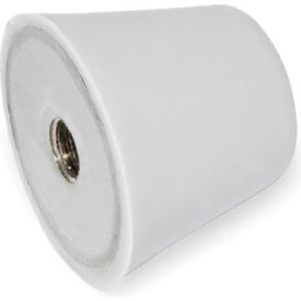 Silicone Conical Vibration/Shock Absorption Mount - 1/4-20 Thread - 97 Ft. Lbs. Max Load 256-25-1/4X20-55-GR