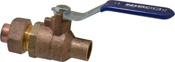 Single Union Ends Manual Ball Valve: 1/2