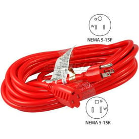 Conntek 20241-025 25' SJTW 14/3 Outdoor Extension Cord with NEMA 5-15P/R 20241-025