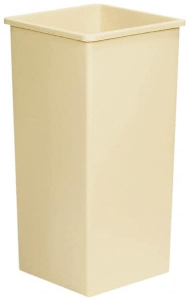 25 Gal Square Beige Trash Can MPN:25BE
