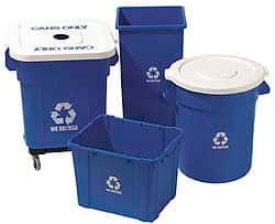 14 Gal Rectangle Blue Recycling Container MPN:5914-1