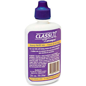 Xstamper® Classix Refill Ink For Classix Self-Inking Stamps Only 2 fl. oz. Bottle Blue 40713