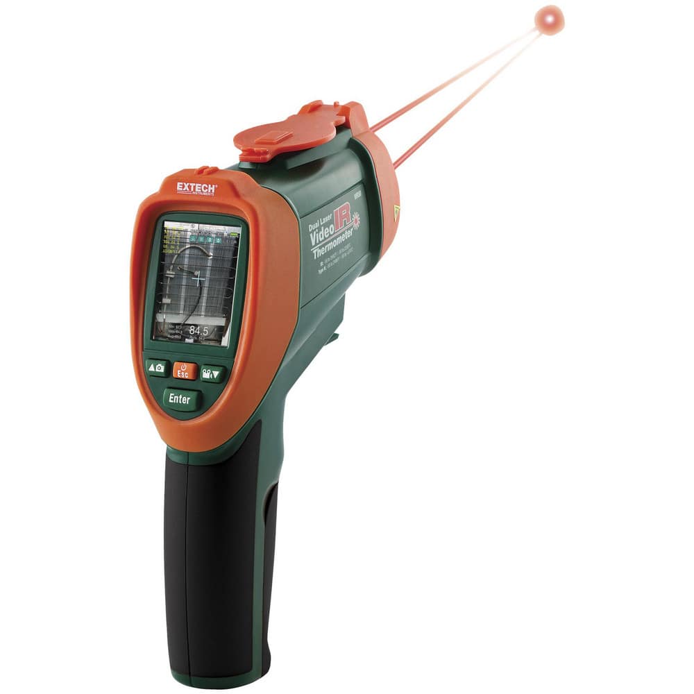 Infrared Thermometers, Display Type: TFT LCD , Accuracy: 11% , Compatible Surface Type: Dark, Light, Shiny, Dull, Concrete , Number Of Batteries: 1  MPN:VIR50-NISTL