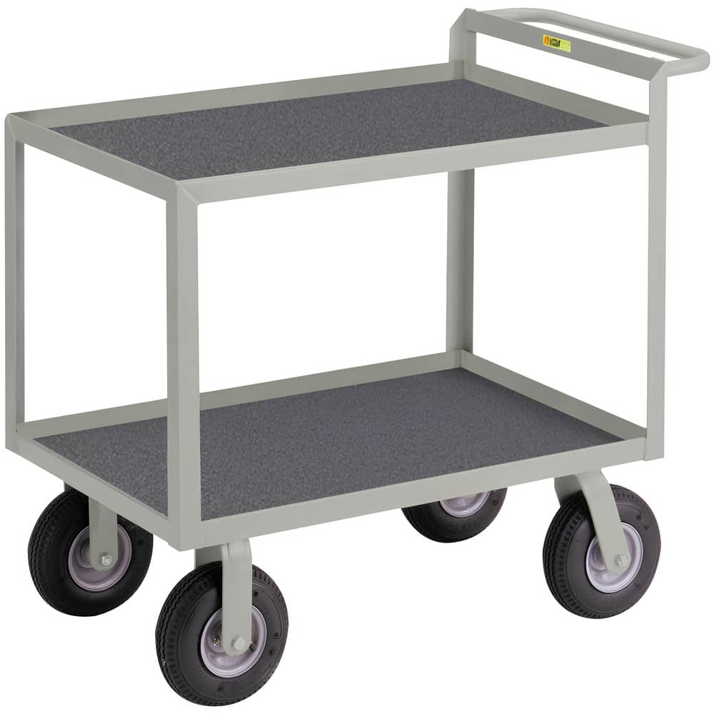 Carts, Cart Type: Instrument Cart with Hand Guard , Caster Type: 2 Rigid, 2 Swivel , Material: Steel , Length (Inch): 54 , Height (Inch): 38  MPN:GL-3048-9PM