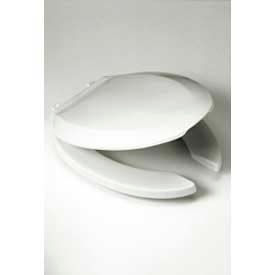 TOTO® SC134-01 Elong Commercial Toilet Seat Cotton White 34-01SC1