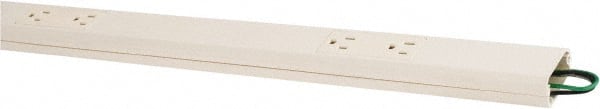 Power Outlet Strips, Amperage: 15 A, Amperage: 15 A, Voltage: 120 V, Number of Outlets: 5, Mount Type: Raceway, Number Of Outlets: 5, Mounting Type: Raceway MPN:NM20GB512