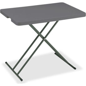 Interion® Adjustable Height Plastic Folding Table 20