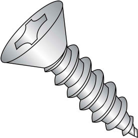 #12 x 1-1/4 Phillips Flat Self Tapping Screw Type A Full Thread 18-8 Stainless Steel - Pkg of 1000 1220APF188