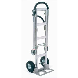 GoVets™ Senior Aluminum 2-in-1 Convertible Hand Truck With Pneumatic Wheels 666241