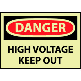 Glow Danger Vinyl - High Voltage Keep Out GD139PB