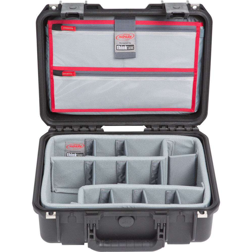 SKB Cases iSeries Protective Electronics Case With Dividers And Lid Organizer, 15in x 10-1/2in x 5-7/8in MPN:3I-1510-6DL