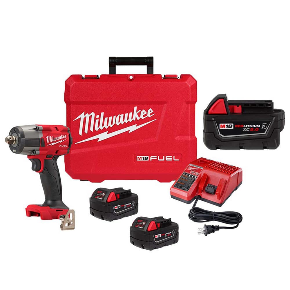 Cordless Impact Wrenches & Ratchets, Voltage: 18.00 , Handle Type: Straight , Speed (RPM): 0-2575 , Torque (Ft/Lb): 450 , Brushless Motor: Yes  MPN:9090248/8312461