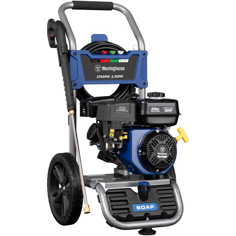 The Westinghouse WPX2700 is a 2700psi 2.3 Gal. per minute gas-powered pressure washer with the muscle to blast away grime from even your toughest cleaning jobs. Built from a powerful 4-cycle OHV Westinghouse engine, it's meant for MPN:WPX2700