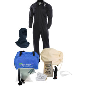 Enespro® ArcGuard® 8 cal/cm2 Arc Flash Kit w/ FR Coverall w/ Balaclava 2XL Glove Size 09 KIT2CV08B2X09