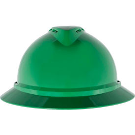 MSA V-Gard® 500 Hat Vented 4-Point Fas-Trac III Green - Pkg Qty 20 10167916