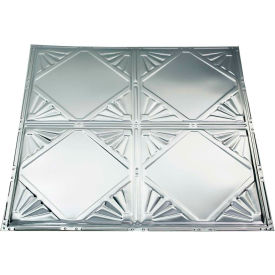 Great Lakes Tin Erie 2' X 2' Lay-in Tin Ceiling Tile in Clear - Y56-04 Y56-04