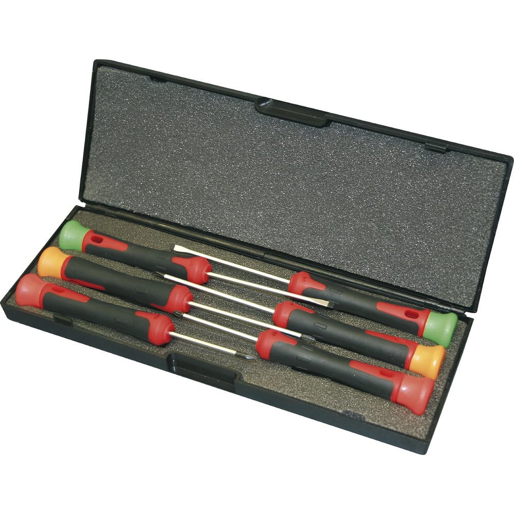 Screwdriver Sets, Screwdriver Types Included: Precision Phillips, Precision Slotted, Precision Posidriv , Container Type: Case , Tether Style: Tether Capable  MPN:66999