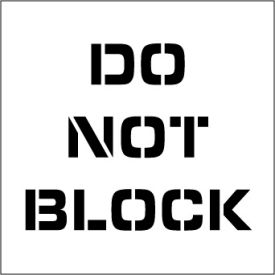 Plant Marking Stencil 20x20 - Do Not Block PMS224