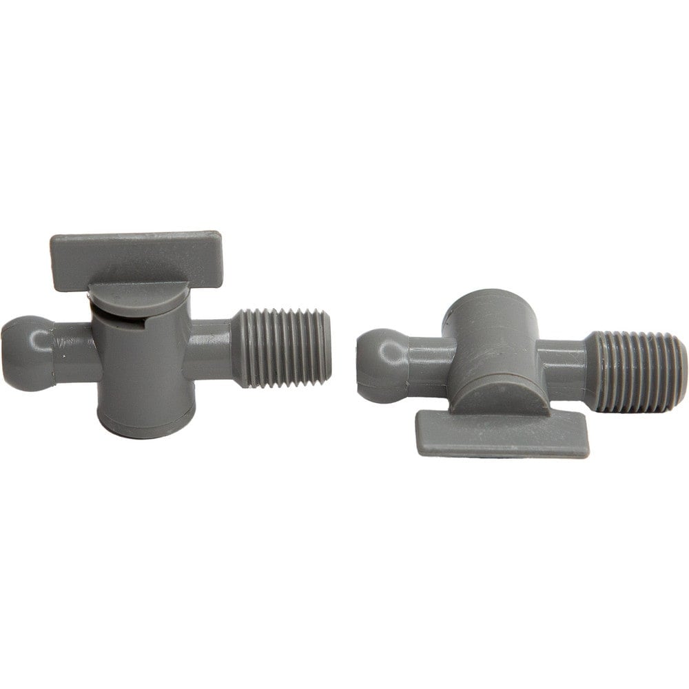 Coolant Hose Valves, Hose Inside Diameter (Inch): 1/4 , System Size: 0.25in , Connection Type: Male Snap-Loc x Male , Body Material: POM , Thread Size: 1/4in  MPN:8525-343