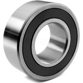 TRITAN Double Row Angular Contact Bearings 2 Rubber Seals Medium Duty 35mm Bore 72mm OD 5207 2RS/C3 PRX