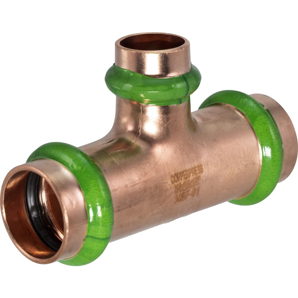 Copper Pipe Fittings, Fitting Type: Unequal Tee , Fitting Size: 2-1/2 x 3/4 x 2-1/2 , Style: Press Fitting , Connection Type: Push-to-Connect  MPN:MB24110