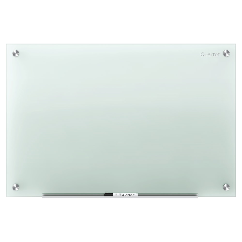 Quartet Infinity Glass Non-Magnetic Unframed Dry-Erase Whiteboard, 36in x 24in, Frost MPN:G3624F