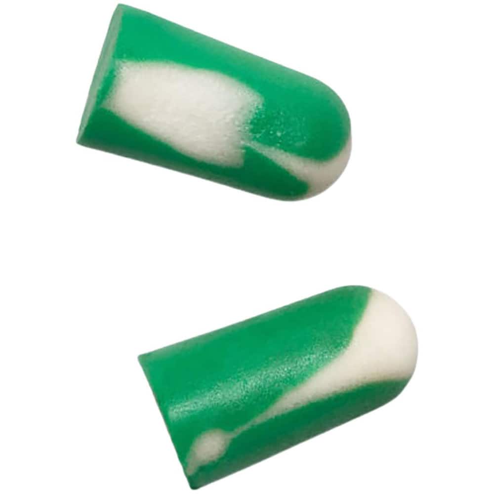 Earplugs, Attachment Style: Uncorded , Noise Reduction Rating (dB): 32.00 , Insertion Method: Roll Down , Plug Shape: Bullet , Plug Color: Green, White  MPN:BSF-1