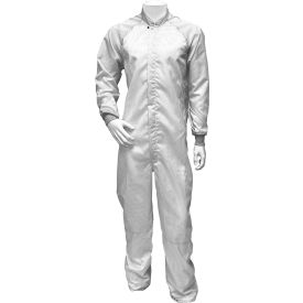 Transforming Technologies TX4000 ESD Cleanroom Apparel Coverall 5XL White TX40CRWH09